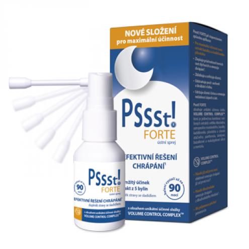 Pssst! FORTE ústní sprej proti chrápání 25 ml